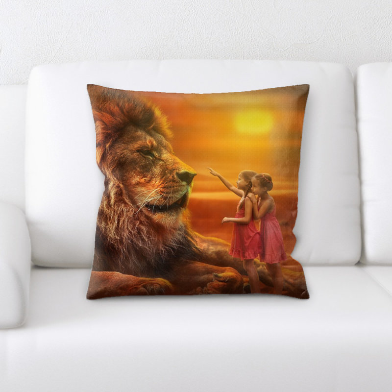 Microsuede Throw Pillow