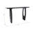 Solid Wood Console Table With Sculptural Acacia Wood Base And Contemporary Modern Design For Stylish Entryway Or Living Room Decor