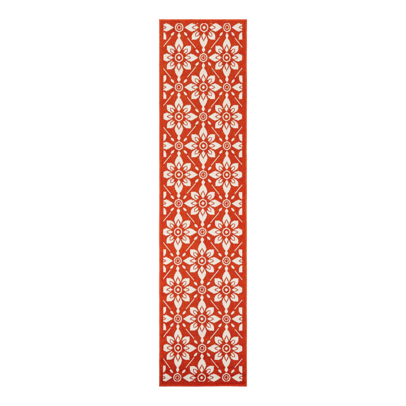 Indoor/Outdoor Trellis Area Rug, Runner 2' x 8'