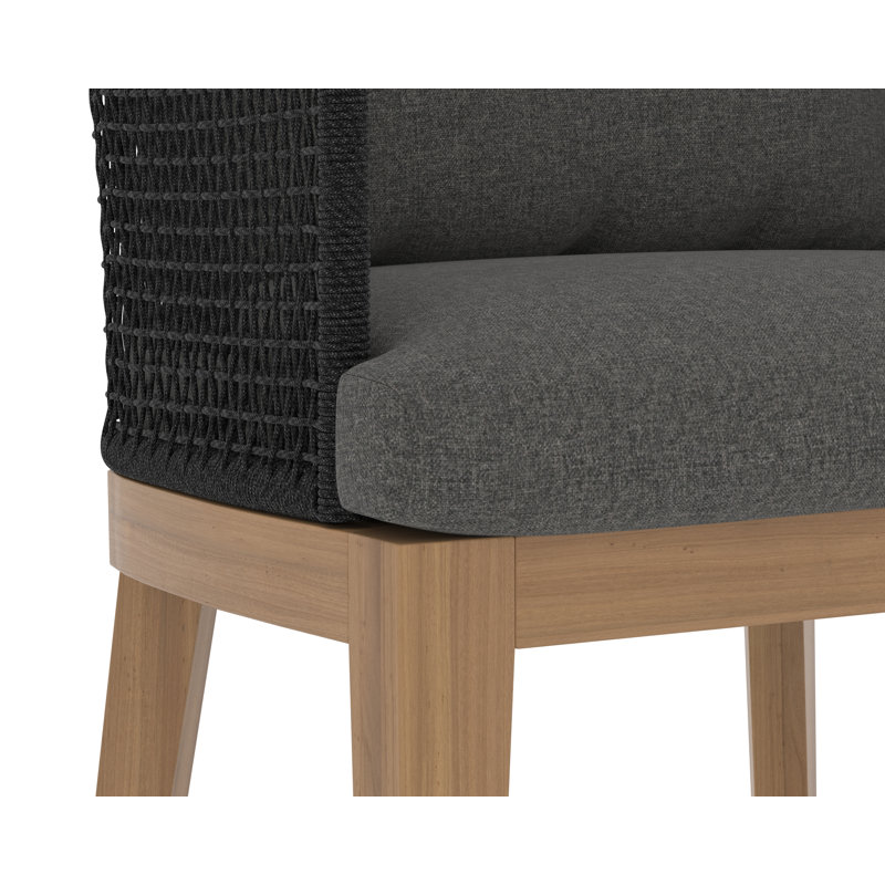 Capri Outdoor Teak Bar Stool