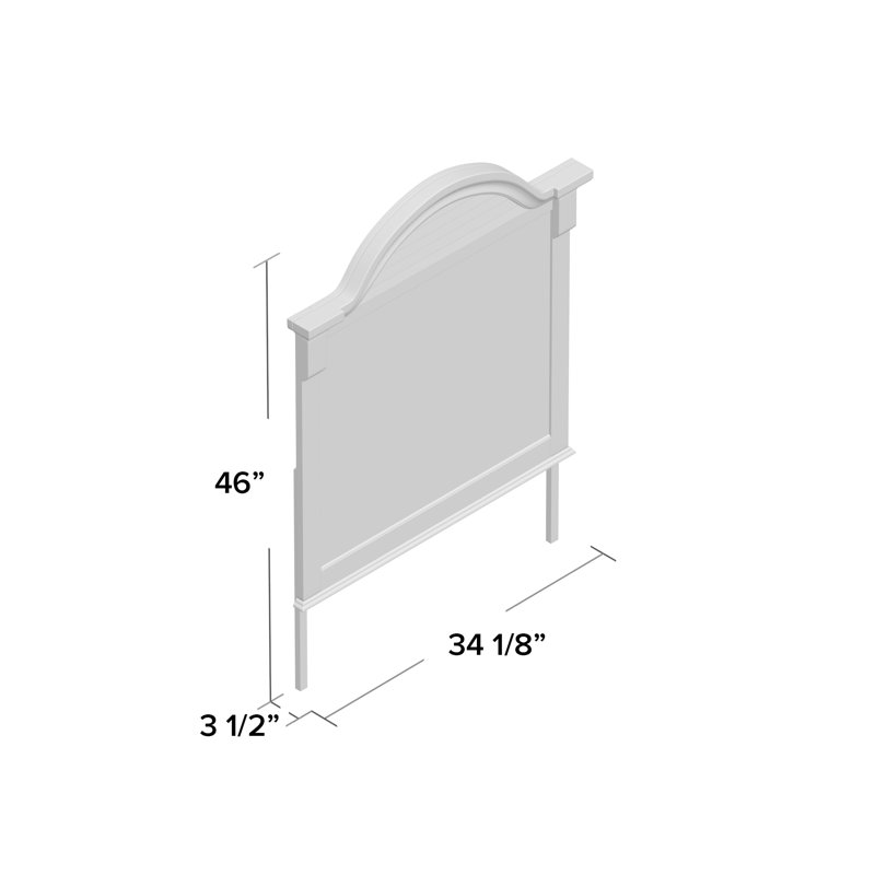 Miroir Alvy, White