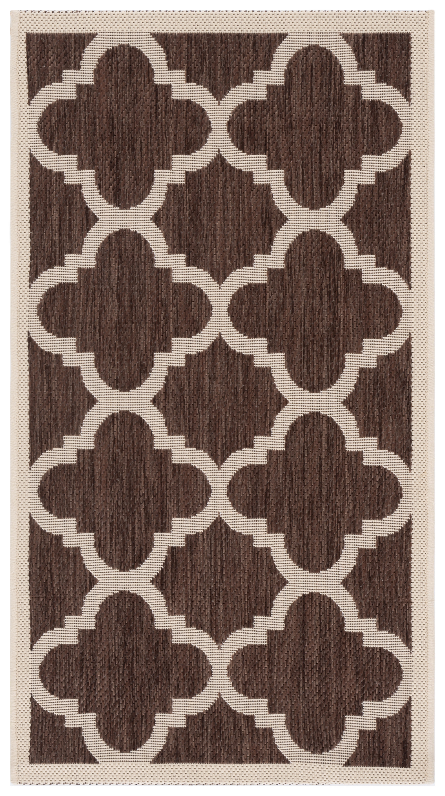 Andover Mills™ Welby Dark Brown Outdoor Rug | Wayfair