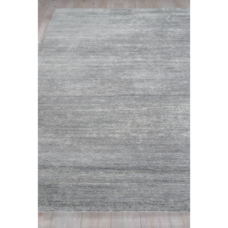 Plush Area Rug in Dark Silver, Rectangle 2' x 3'