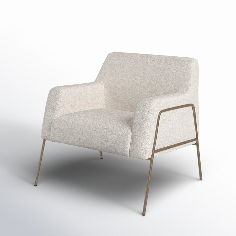 Cybil Armchair, Cream Performance Basketweave