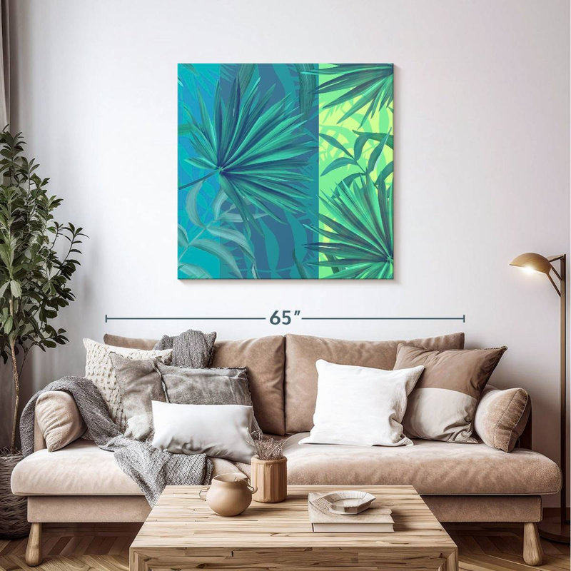 Feuilles de palmier Harnek Tropic, H 39 po x l 39 po
