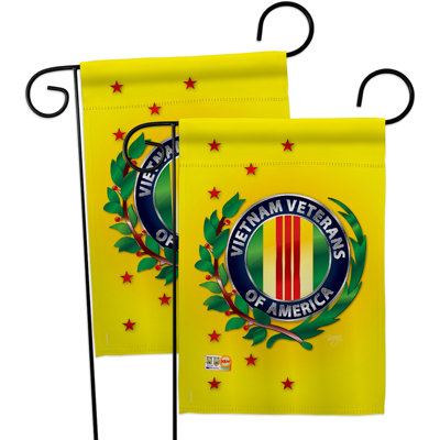 Double Sided 18.5'' H x 13'' W Polyester Independence Day Garden Flag