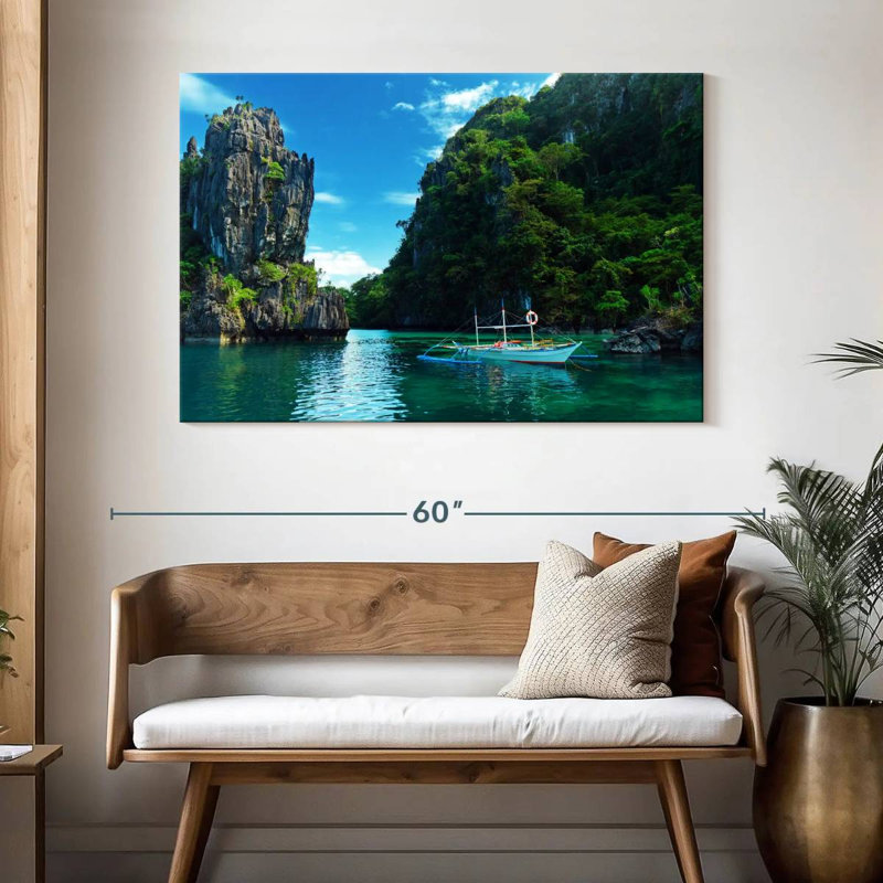 Bateau Mehar Tropical El Nido, H 32 po x l 48 po