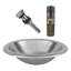 Premier Copper Products BSP5_LO18REN-P Bathroom Sink And Drain Package