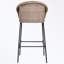 Ensemble de 2 tabourets de bar avec structure en métal et pieds robustes-1584744800