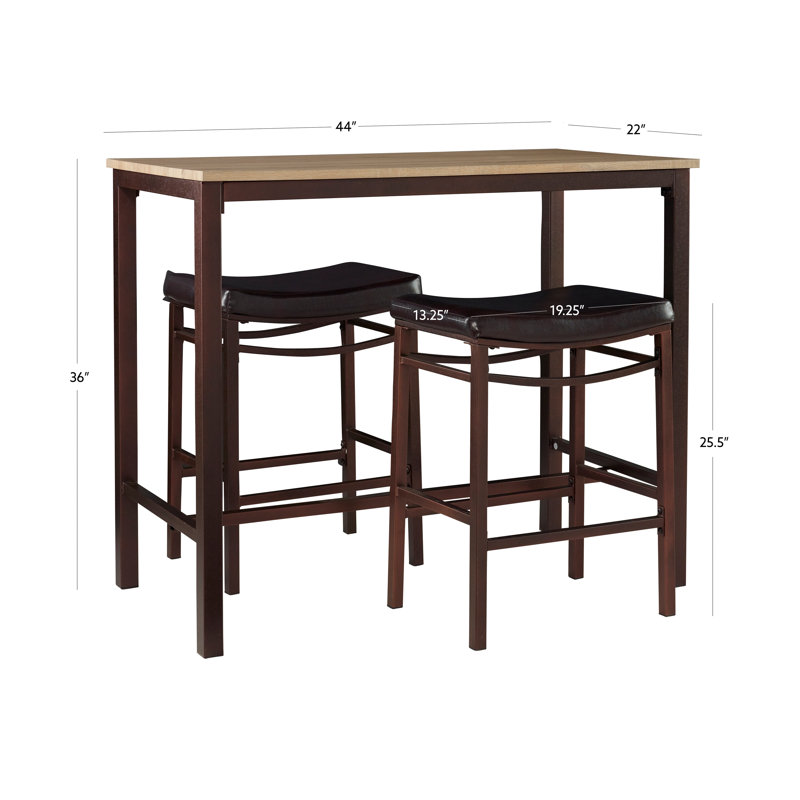 3 - Person Four Leg Dining Set