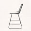 Tabouret de comptoir moderne avec coussin en fil de fer (ensemble de 2)-385179326