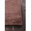 Tapis en laine et viscose brun authentique touffeté à la main-378244925