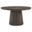 Table de salle à manger extensible ronde avec 4 chaises-1657780791