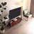 43.31"Minimalist Retro Movable Storage TV Cabinet