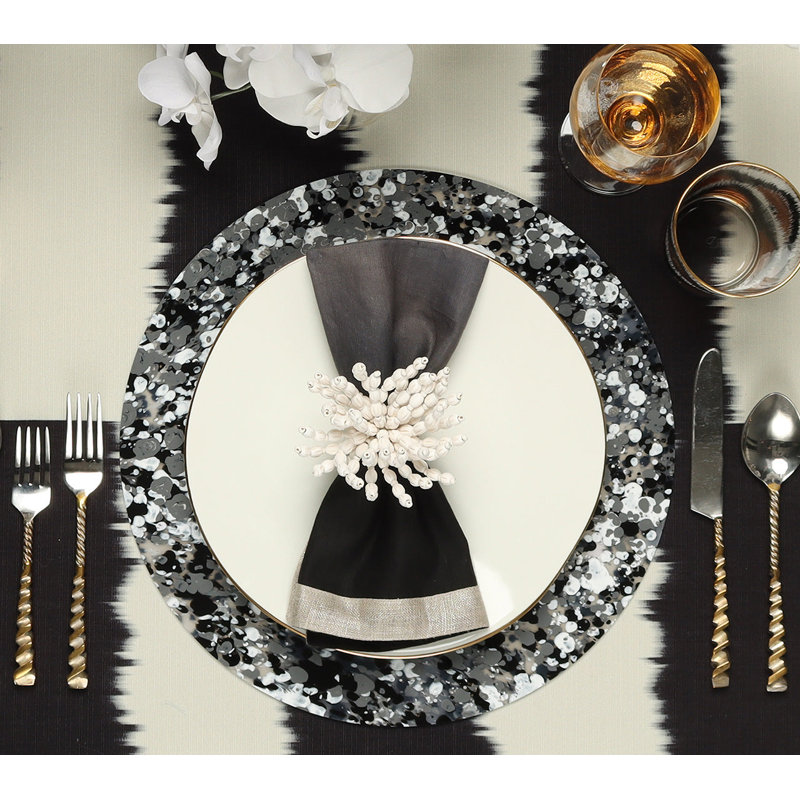Reed Napkin Ring, White