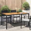 Metal Outdoor Dining Table , 150cm W 90cm D