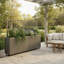 Grove Divider Planter- Grey Brown