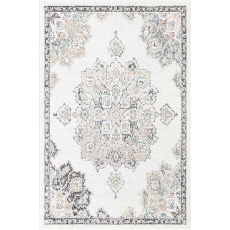 Oriental Indoor Rug, Rectangle 4' x 6'