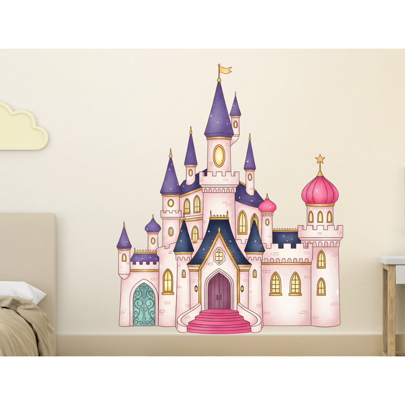 Tête de lit décalque mural Big Castle, 30 po x 36 po