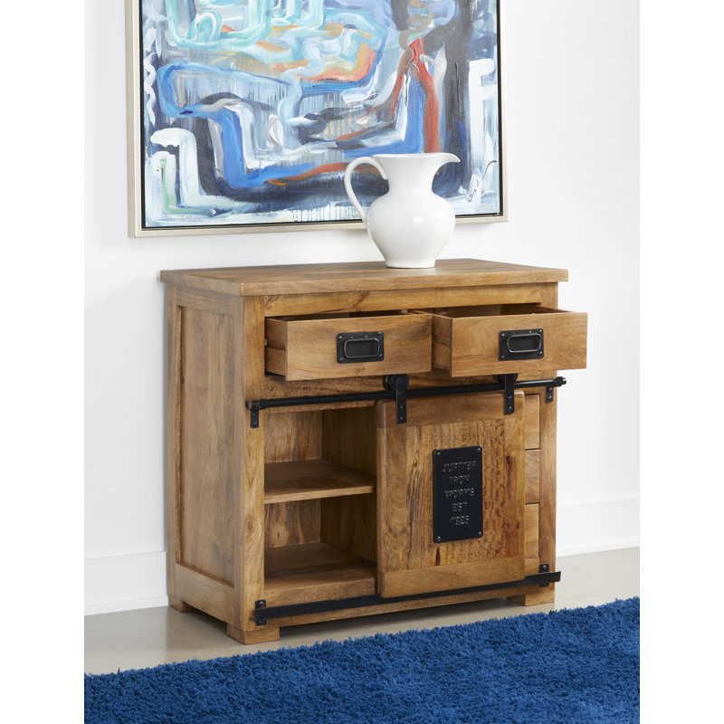 Solid Wood Accent Cabinet