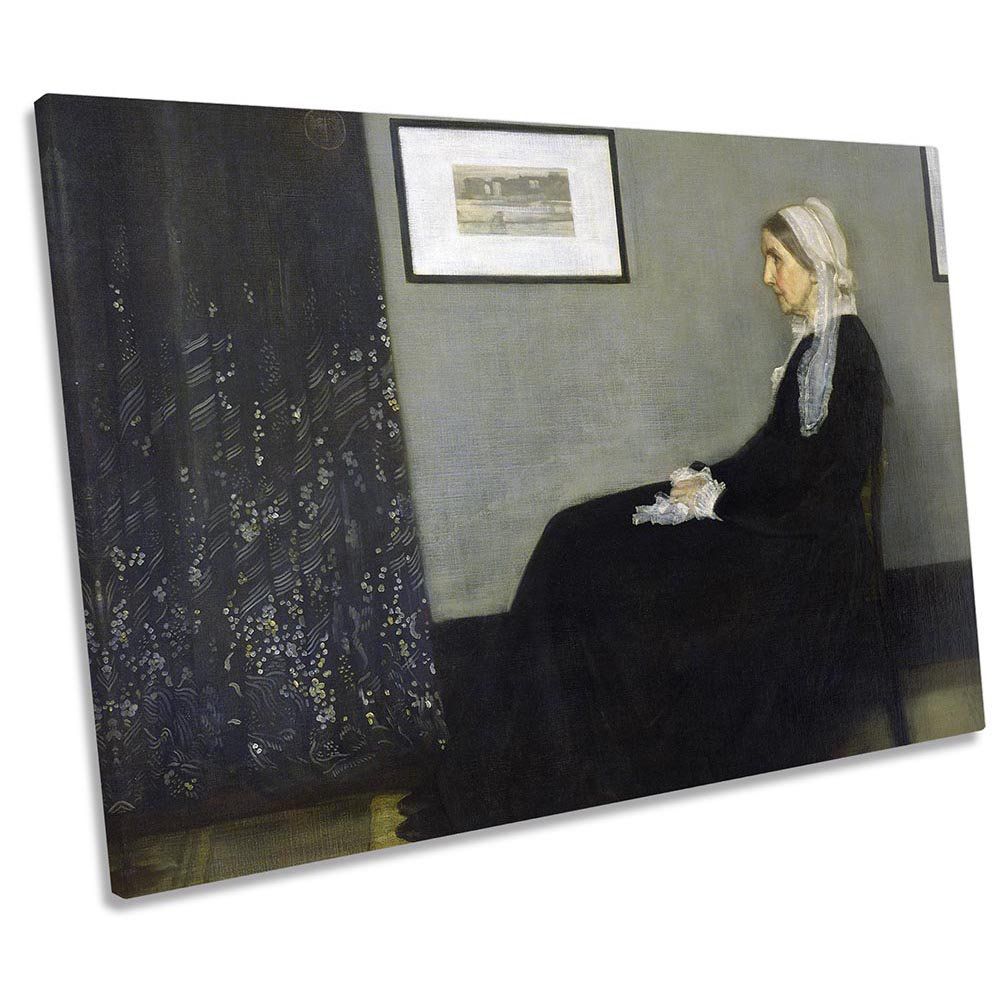 James Abbott Mcneill Whistler Mother - Wrapped Canvas Print