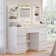 Rosse Dressing Table With 3 Colorful Light Mirror 7 Drawers and 7 Storage Shelves Makeup Desk 110cm Desktop Vanity Table
