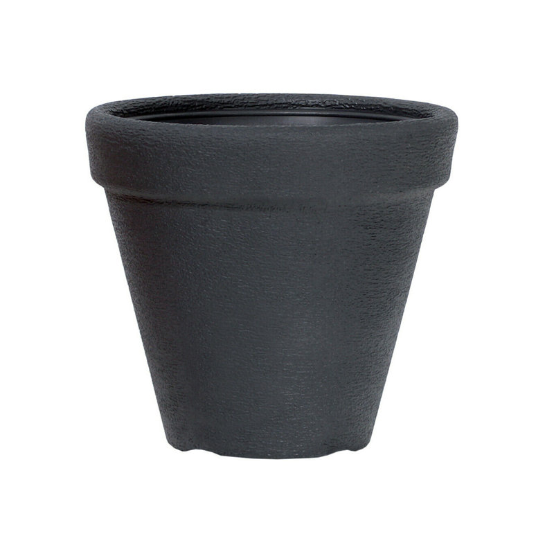 Emmin Pot Planter, Black, 30cm H x 35cm W x 35cm D