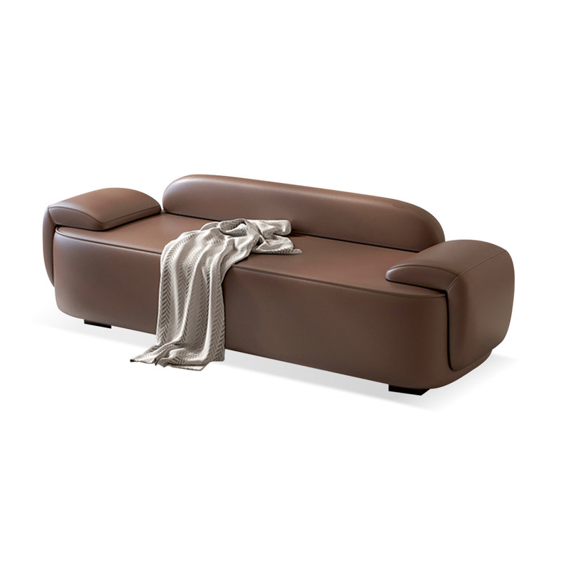 Upholstered Bench, Coffee