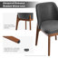 Ensemble de 4 chaises de salle à manger en similicuir Bason-116530375-112912422