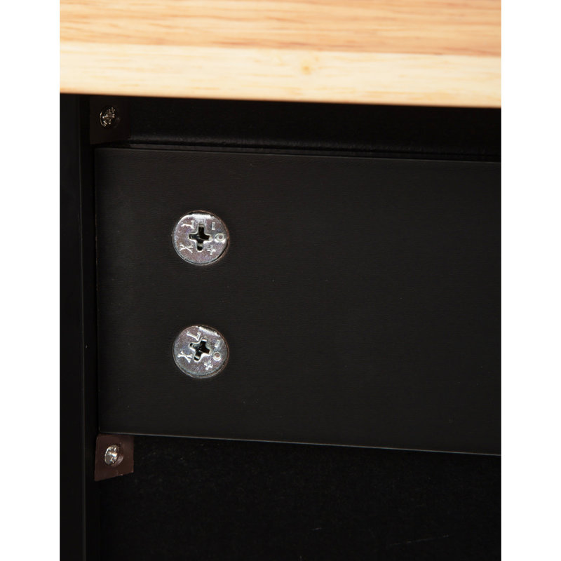 Îlot de cuisine avec table extensible en bois d'hévéa, 3 tiroirs spacieux, tablette réglable, support à épices, porte-serviettes, surface de chariot de construction, grand bar, mobile