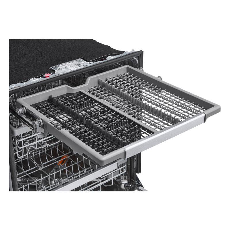 Elegant 24" Smart Dishwasher with QuadWash & TrueSteam, Stainless Steel