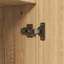 Armoire arquée 73,2 po H grain de bois