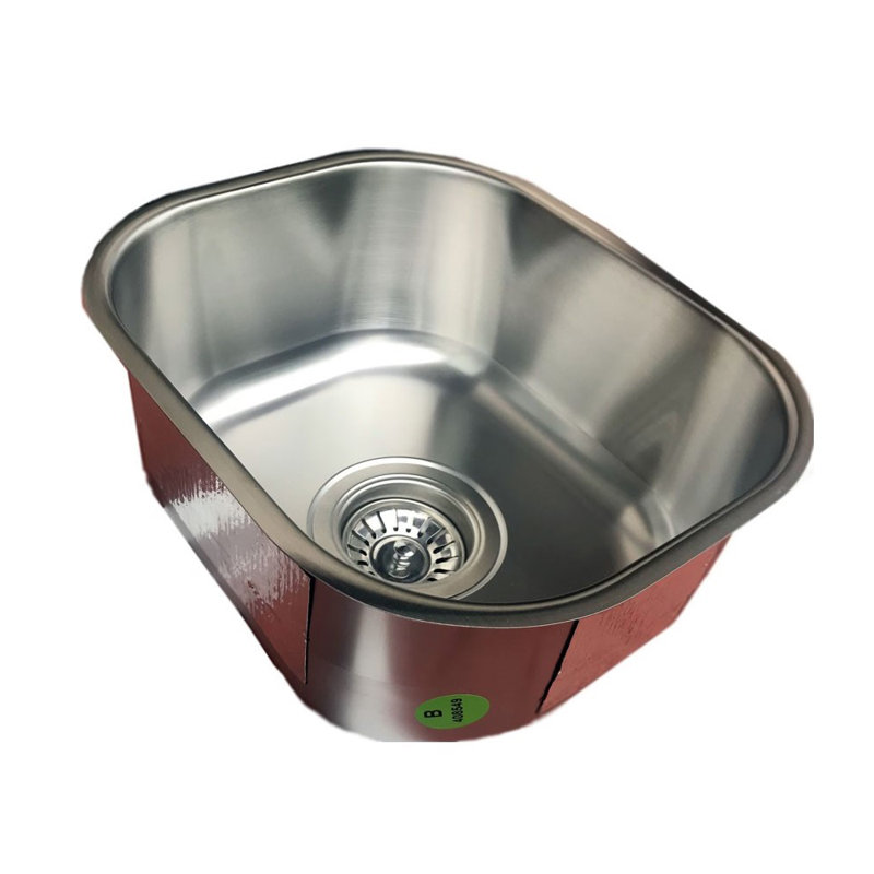 Évier de cuisine en acier inoxydable encastrable L 12 po x l 10 po Italia Kitchen Series
