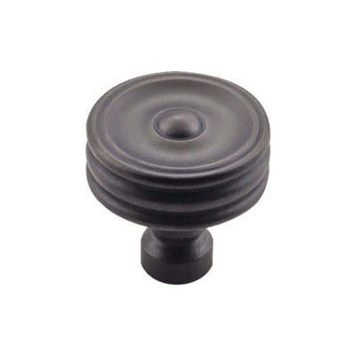 Brixton Ridged 1 1/4" Diameter Round Knob