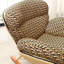Chaise berçante moderne avec repose-pieds
