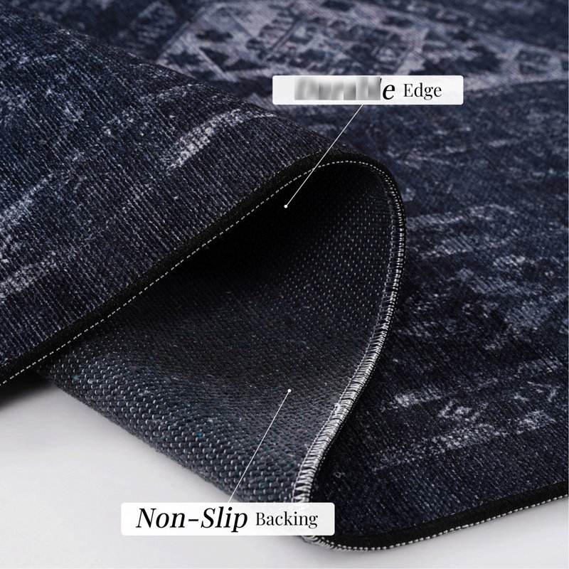Area Rug, Machine Washable, Non-slip, Non-shedding - Create A Comfortable Space In Bedroom, Living Room, Kitchen, Dining Room Low-pile Decorate Your