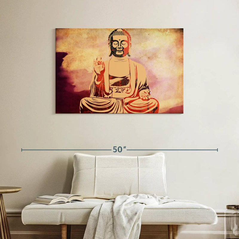 Leisha Warm Buddha, 26" H x 39" W