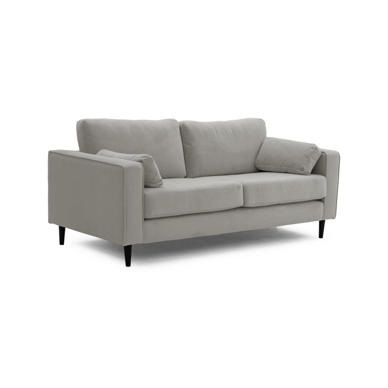 Millerville Velvet Sofa, 93"H x 140"W x 93"D, Grey