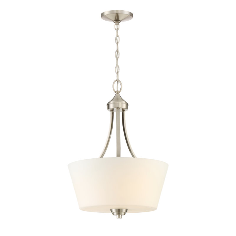 Colfax 3 - Light Unique/Statement Pendant, Brushed Polished Nickel