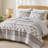 3-Piece King/Cal King Quilt Set,Clay