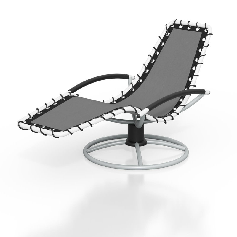Chaise longue inclinable pour la piscine extérieure