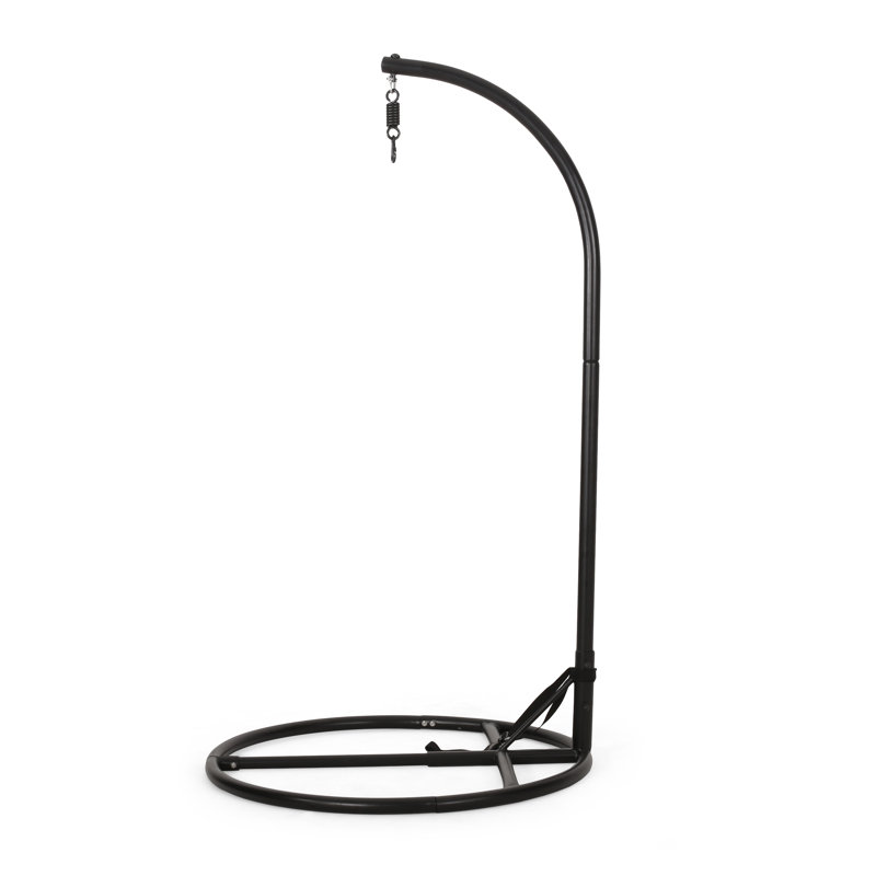 Support de chaise hamac en fer, Noir