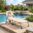 Foldable Outdoor Tanning Chair With Face And Arm Cutout Holes For Beach Poolside Backyard Sunbathing Use-616079364