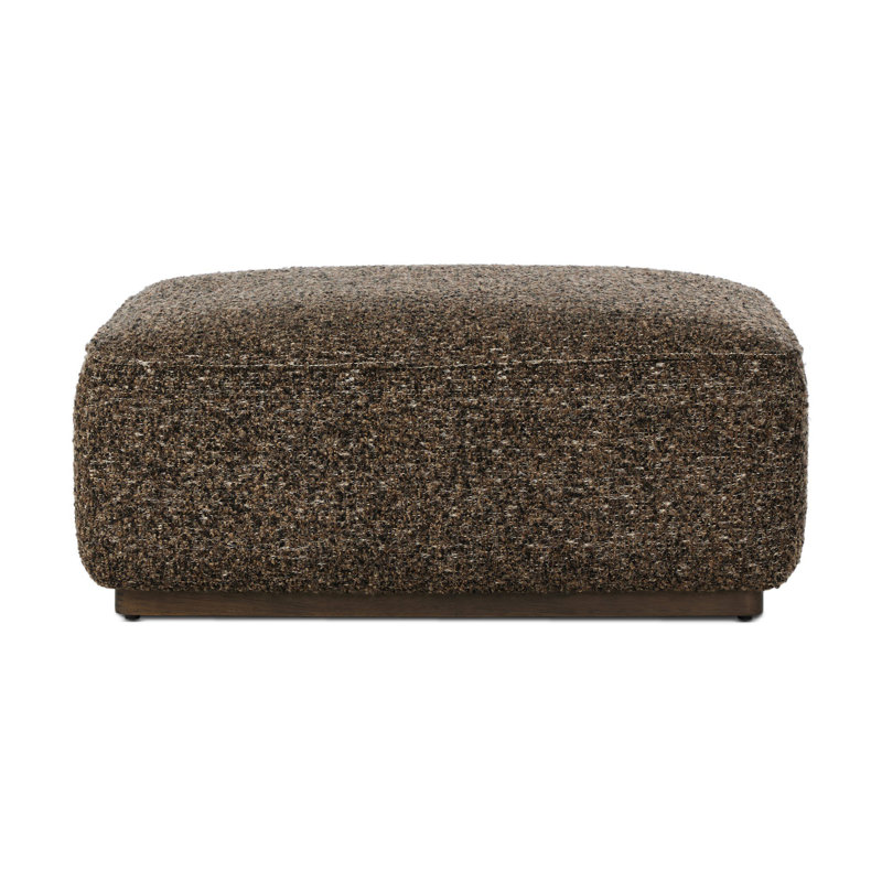Sinclair Square Ottoman, 36", Barrow Taupe, Ivan Granite 60% Acrylic/33% Cotton/7% Polyester