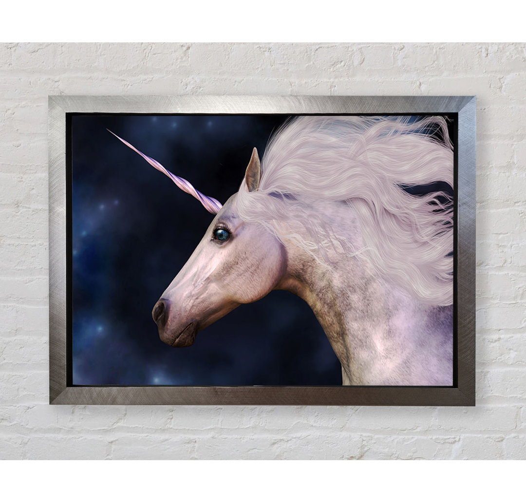 Atemberaubendes Universal Unicorn - Einzelner Bilderrahmen Kunstdrucke