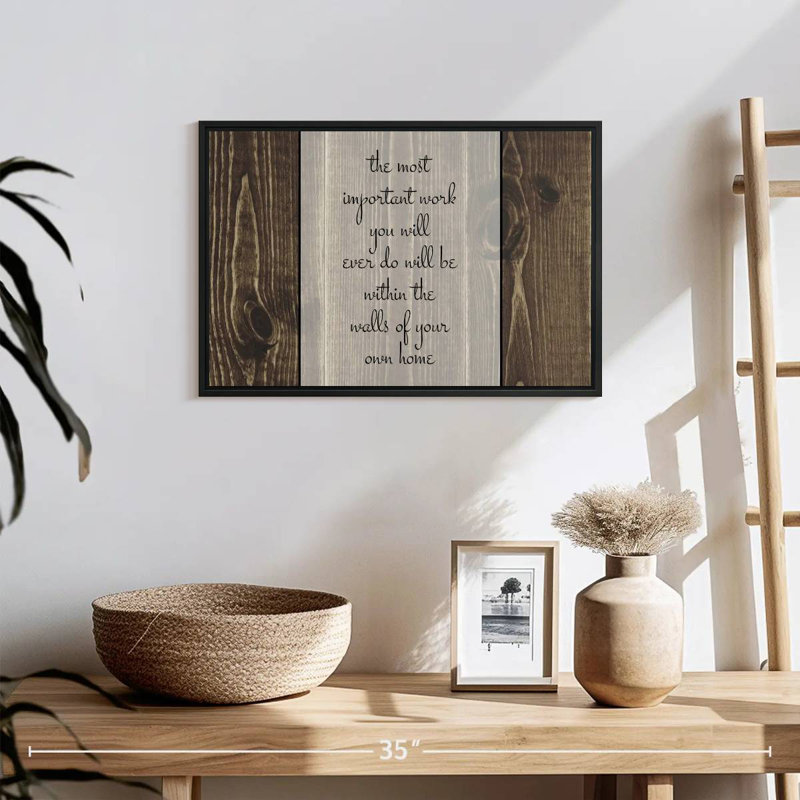 Œuvre typographique Tergel, H 13 po x l 19 po