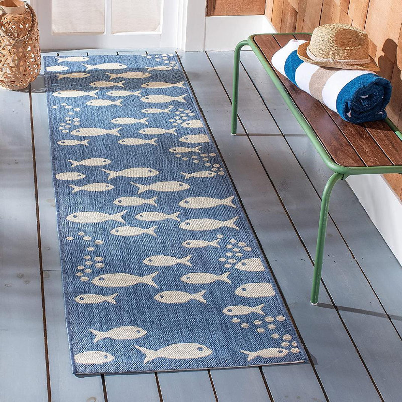 Alharit Indoor / Outdoor Rug, Runner 2'3" x 12'