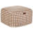 Citori 50cm Wide Square Polka Dots Pouffe Ottoman