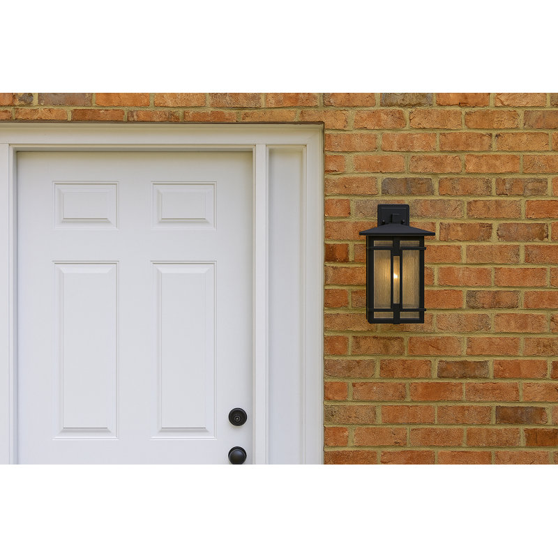 Tucker Outdoor Wall Lantern, 14.75" H x 9" W, Incandescent