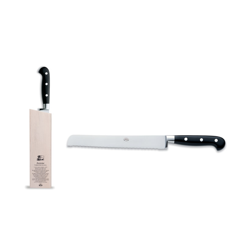Intero 2 - Piece Stainless Steel Knife Block Set, Black